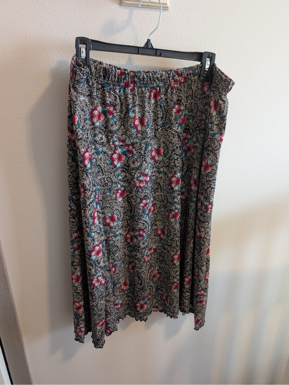 Sag Harbor Women's Y2K Vintage Midi Skirt 2x Stretch Whimsygoth Fairy Grunge 90s